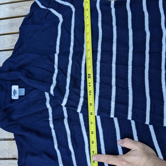 Old Navy Women Sweater Wrap Coat Stripped - Picture 14 of 16